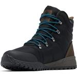Columbia FAIRBANKS WATERPROOF OMNI-HEAT botas de nieve impermeables Hombre , Negro (Black x Cordovan), 46 EU