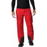 Pantalones impermeables rojos de poliester impermeables, transpirables Columbia talla XL para hombre 