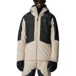 Chaquetas negras de poliester de esquí impermeables, transpirables con capucha Columbia talla S de materiales sostenibles para hombre 