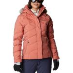 Chaquetas rosas de sintético de esquí con capucha Columbia Lay D Down talla M para mujer 