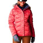 Chaquetas rosas de sintético de esquí con capucha Columbia Lay D Down talla XS para mujer 