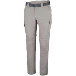 Pantalones grises de nailon de senderismo rebajados Columbia Silver Ridge talla XXS para hombre 