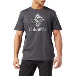 Camisetas deportivas grises de algodón con logo Columbia talla XL para hombre 