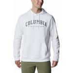 Sudaderas deportivas blancas de poliester rebajadas informales con logo Columbia talla S para hombre 