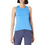 Camisetas deportivas azules de poliester sin mangas Columbia Windgates talla S para mujer 