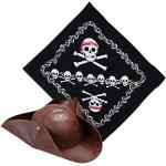 com-four® Conjunto de Accesorios de 2 Piezas para Disfraces de Piratas: Ideal para carnavales, Fiestas temáticas y Eventos de Disfraces