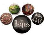 Conjunto de insignias de botones de los Beatles