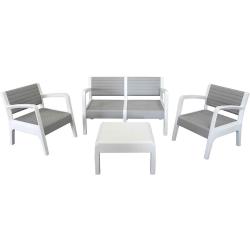 Conjunto de mesa y sillas de resina Miami - SP BERNER
