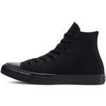 Sneakers canvas negros de lona rebajados informales Converse All Star Hi talla 44,5 para mujer 