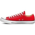 Zapatillas rojas de goma de lona rebajadas informales Converse All Star Ox talla 42,5 para mujer 