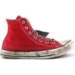 Zapatillas antideslizantes rojas de goma informales Converse All Star Hi talla 37,5 para mujer 