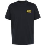 Camisetas negras de algodón de manga corta manga corta con cuello redondo con logo Converse talla S para hombre 