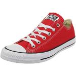 Zapatillas rojas de lona de lona informales Converse All Star talla 44,5 para mujer 