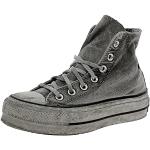 Zapatillas grises de lona de lona rebajadas vintage Converse Chuck Taylor talla 36 para mujer 