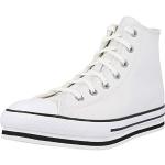 Sneakers bajas blancos de cuero de invierno informales Converse Chuck Taylor talla 38,5 para mujer 