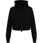 Sudaderas negras de algodón con capucha con logo Converse talla XS para mujer 