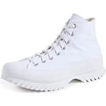 Zapatillas blancas de goma con plataforma con tacón de 5 a 7cm Converse Chuck Taylor talla 39 infantiles 