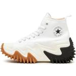 Zapatillas blancas de goma de lona informales con rayas Converse Run Star Motion talla 38,5 para mujer 