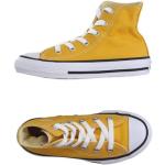 Zapatillas amarillas de goma con cordones con cordones Converse talla 30 infantiles 
