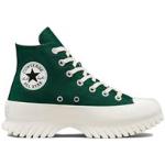Zapatillas verdes de goma de lona Converse talla 39 para mujer 