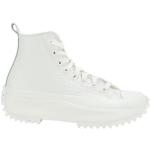 Zapatillas blancas de cuero con plataforma cocodrilo Converse talla 39 para mujer 