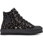 Zapatillas blancas de leopardo leopardo Converse All Star Hi talla 37 para mujer 