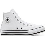 Sneakers altas blancos de cuero Converse Chuck Taylor talla 35,5 para mujer 