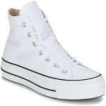 Sneakers altas blancos de lona rebajados Converse Chuck Taylor talla 46 para mujer 