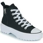 Sneakers altas negros de lona rebajados con tacón de 3 a 5cm Converse Chuck Taylor talla 36 infantiles 