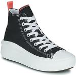 Sneakers altas negros de lona con tacón de 5 a 7cm Converse Chuck Taylor talla 37 infantiles 