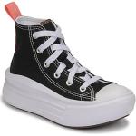 Sneakers altas negros de lona rebajados con tacón de 3 a 5cm Converse Chuck Taylor talla 27 infantiles 