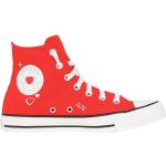 Zapatillas estampadas rojas de goma rebajadas de verano con cordones acolchadas Converse talla 38 para mujer 