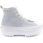 Zapatillas grises de goma de piel rebajadas Converse talla 39 para mujer 