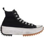 Zapatillas negras de goma con cordones rebajadas con logo Converse talla 37,5 para mujer 