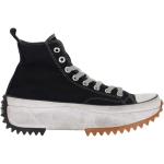 Zapatillas negras de goma con cordones rebajadas con logo Converse talla 37 para mujer 