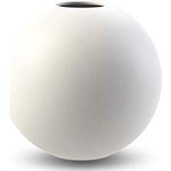 Cooee Design Ball Jarrón de cerámica, 10 cm, Blanco