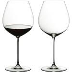 Copas negras de vidrio de vino de vidrio soplado 