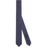 Corbatas azul marino de seda de seda con logo Gucci Talla Única para hombre 