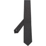 Corbatas negras de seda de seda Armani Giorgio Armani Talla Única para hombre 