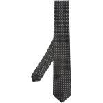 Corbatas negras de seda de seda rebajadas Armani Giorgio Armani Talla Única para hombre 