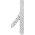 Corbatas grises de algodón a rayas con rayas Thom Browne Talla Única para hombre 