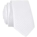 Corbatas blancas de poliester DonDon Talla Única para hombre 