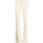 Jeans bootcut blancos de poliester rebajados ancho W28 largo L31 con logo 7 For All Mankind para mujer 