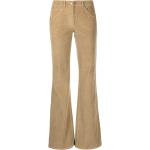 Jeans bootcut beige de algodón rebajados talla XXS para mujer 