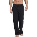 Pantalones negros de algodón Oeko-tex con pijama trenzados Cornette con trenzado talla XL para hombre 