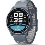 Relojes azules de acero de arena redondos con GPS con medidor de frecuencia cardíaca para running para mujer 