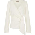 Chaquetas Kimono blancas de lino tallas grandes con escote V talla XXL para mujer 