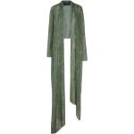 Chaquetas Kimono verdes de seda tallas grandes talla XXL para mujer 