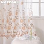 Persianas & cortinas transparentes de tul con motivo de flores 