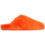 Zuecos naranja de goma con tacón COS talla 38 para mujer 